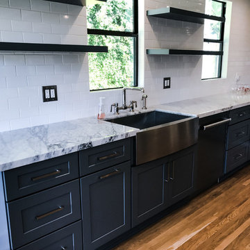 Dark Gray Shaker Kitchen