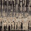 Orian Wild Weave City Drizzle Shag Area Rug, Slate 5'3"x7'6"