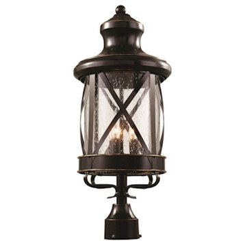 Chandler 3 Light Post Light or Accessories in Rubbed Oil Bronze