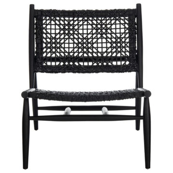 Safavieh Bandelier Accent Chair, Black/Black