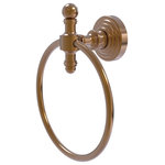 Allied Brass - Retro Wave Towel Ring, Brushed Bronze - The traditional motif from this elegant collection has timeless appeal. Towel ring is constructed of solid brass and is an ideal six inches in diameter. It is ideal for displaying your favorite decorative towels or for providing the space for daily use.