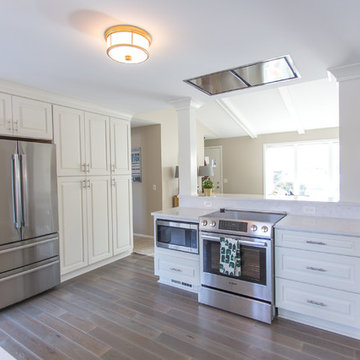 Open and Bright Kitchen Designed for Newlyweds