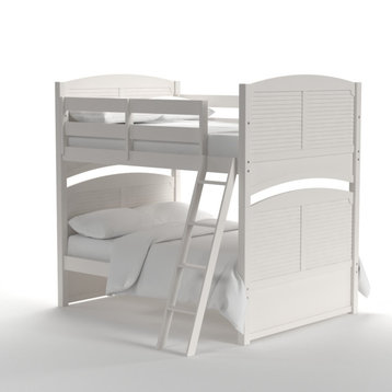 Neopolitan White Complete 4/6 Full Shutter Bunk Bed