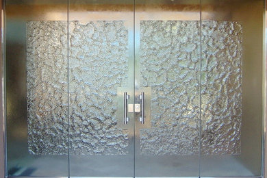 Glass Stone Glass Entry System : Doors and Sidelights