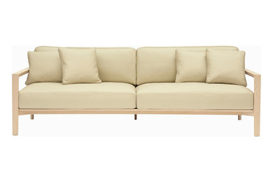 SP01 Design Ling two-seater leather sofa