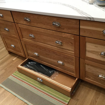 Hidden toekick drawer