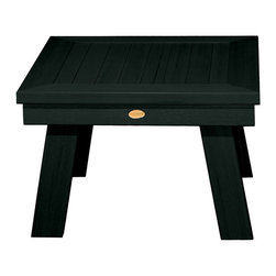 Highwood - Adirondack Outdoor Side Table, Charleston Green - Outdoor Side Tables