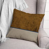 Brown and Gray Stripe 18x18 Spun Poly Pillow