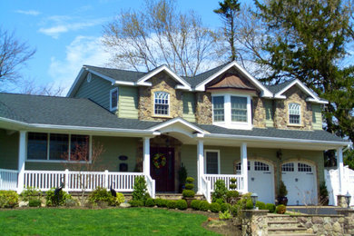 Traditional exterior home idea in New York