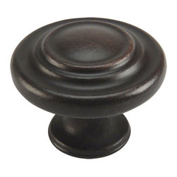 Cosmas - Cosmas 9971ORB Oil Rubbed Bronze 3 Ring Cabinet Knob - Cabinet And Drawer Knobs