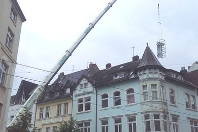 Aufzugs-Turm mit Dachterrasse in Düsseldorf-Flingern