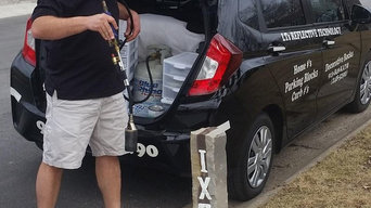 Curb Address Painting & Reflective Signs