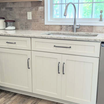 Eat-in Kitchen with Acacia Butcher Block Island