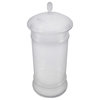 Medium Decorative Glass Apothecary Jar with Lid 13 In.