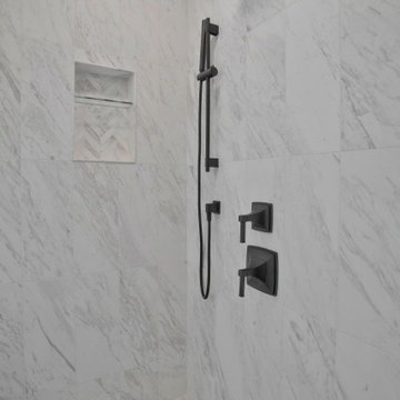 Transitional Primary Bathroom Design Cockeysville, MD