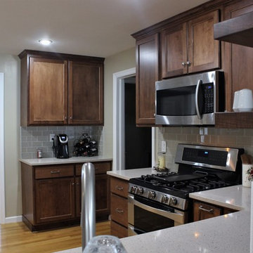 Maple and Gray Kitchen