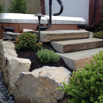 Spa Patio Design. Syosset, NY.