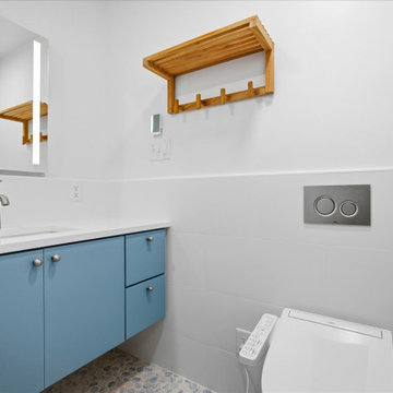 Coastal Modern Bathroom Remodel Wilmington, NC