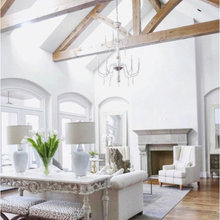 fireplace / main living area