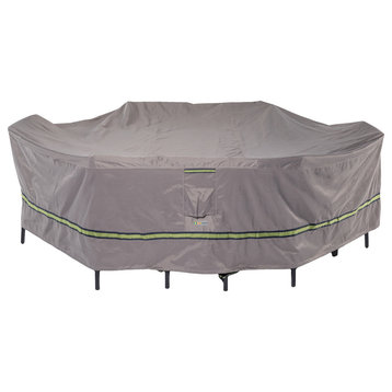 Soteria Rain Proof 109" Rectangular/Oval Patio Table With Chairs Cover