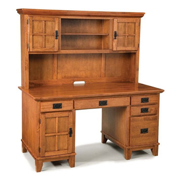 Home Styles Furniture Arts & Crafts Computer Desk with Hutch