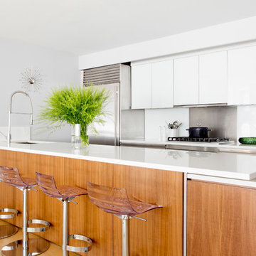 My Houzz: A West Chelsea Duplex Combines Modern Style and Glamour