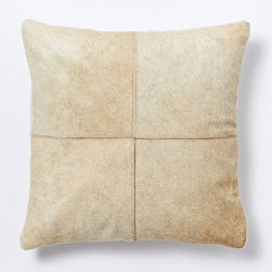 Cowhide Solid Pillow Cover - Decorative Pillows