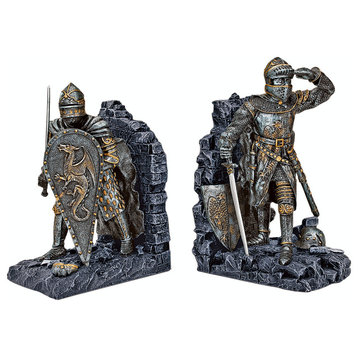 Arthurian Knight Bookends