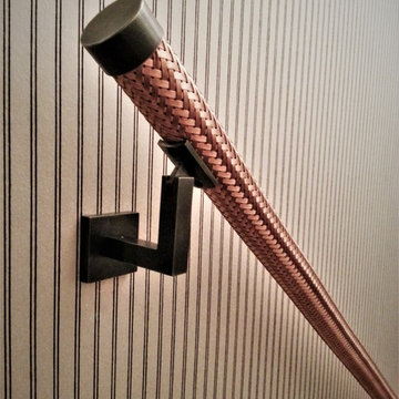 Beverly Hills flat renovation- custom made handrail detail