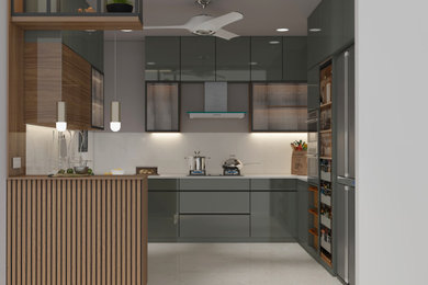 Modular Kitchen by Space Creater