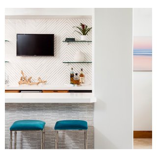 Coronado Penthouse - Beach Style - Home Bar - San Francisco - by Corine ...