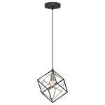 Artika For Living - Artika Imperium Modern Mid-Century Pendant Light, Black and Brushed Nickel - Industrial-chic and minimalist, the Imperium 1-light pendant inspires you to spend more time in the kitchen! Hang it over your island for a splash of modern design. The matte black and brushed nickel pendant satisfies even the most discerning decorators.