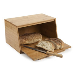 Bamboo Bread Box - Bread Boxes