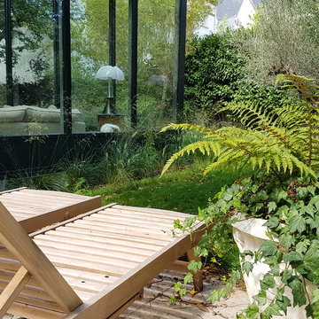 bain de soleil , terrasse et veranda