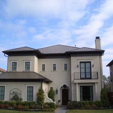 Standing seam metal roofing