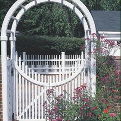 Custom Spindle Arbor with Gates - Pergolas