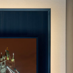 Bespoke bookshelves and TV wall - Bookcases