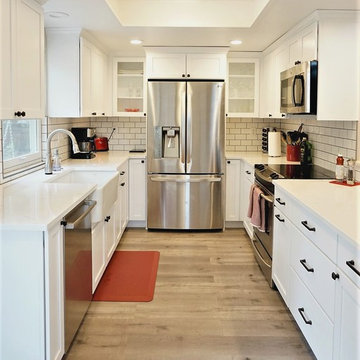 Ken-Caryl Ranch - Small White Kitchen
