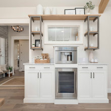 Storage Behind Pillar In Kitchen