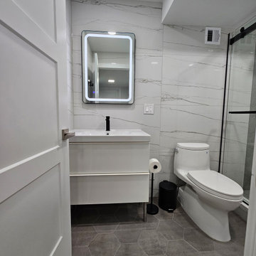 Bathroom renovation in apartment . Miami, Fl.