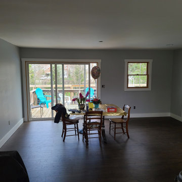 New open concept dining room