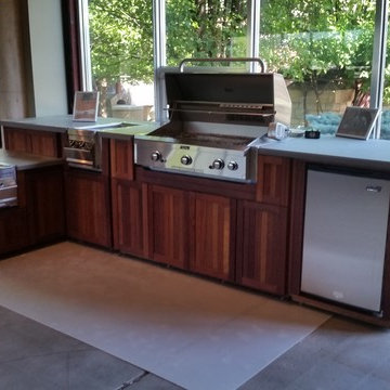 Lightweight Brazilian Cherry Outdoor Kitchens