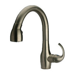 Latoscana Single Handle Pull-Down Spray Kitchen Faucet - Kitchen Faucets