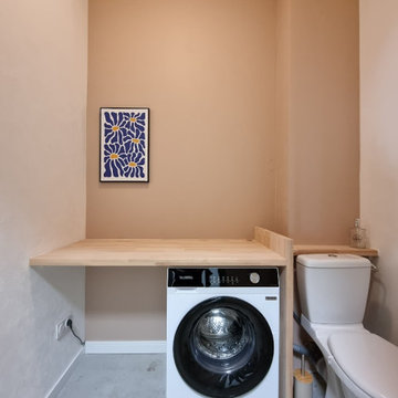 Avant/Après : Un ancien local transformé en agence chaleureuse pour la location