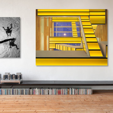 Colorful Record Room