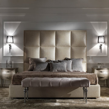 The Contemporary Textured Bedroom