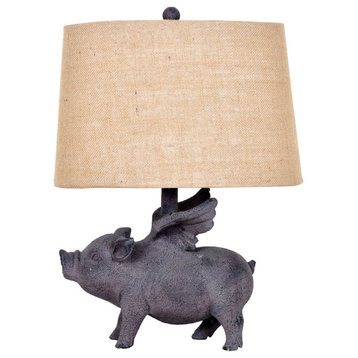 Hogs Fly Table Lamp, Grey
