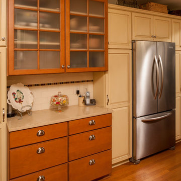 Drab kitchen brought to life