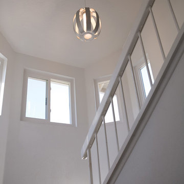 Helix Pendant above Staircase