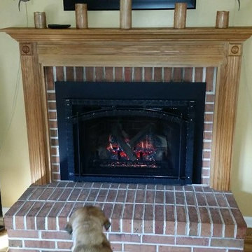 Heat n Glo Gas Insert with Chateau Forge Front